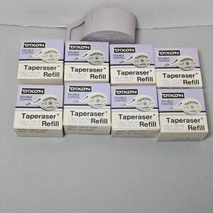 Vintage Dixon Taperaser No. 3185 Dispenser + 8 Refills Typewriter Correction NOS